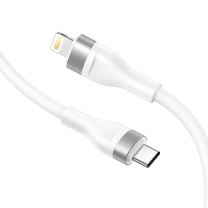 Cable de Datos y Carga USB-C - Lightning Lito LD02CL, 30W, 1.2m, Blanco
