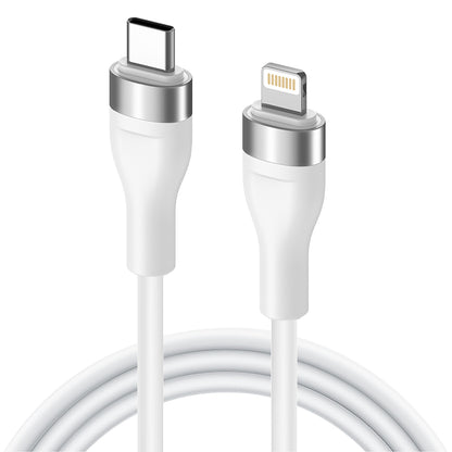 Cable de Datos y Carga USB-C - Lightning Lito LD02CL, 30W, 1.2m, Blanco