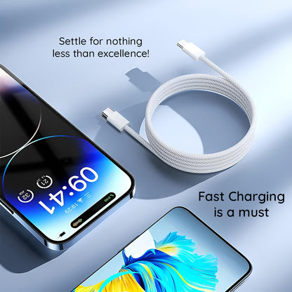 USB-C to Lightning Data and Charging Cable Lito LD04CL, 27W, 1m, White