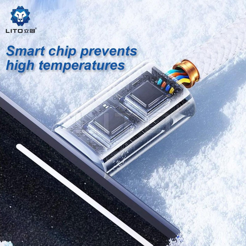 USB-C to Lightning Data and Charging Cable Lito LD04CL, 27W, 2m, White