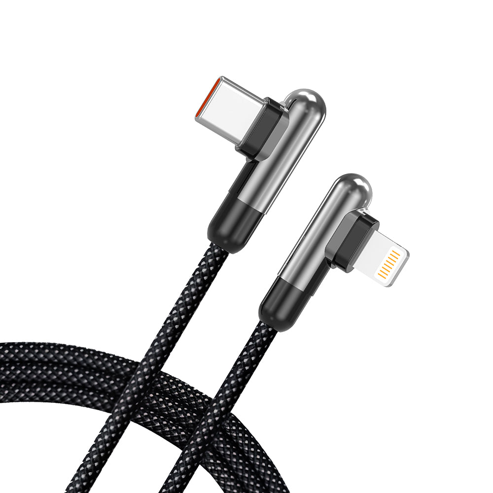 Cable de Datos y Carga USB-C - Lightning Lito LD13CL, 30W, 1m, Negro