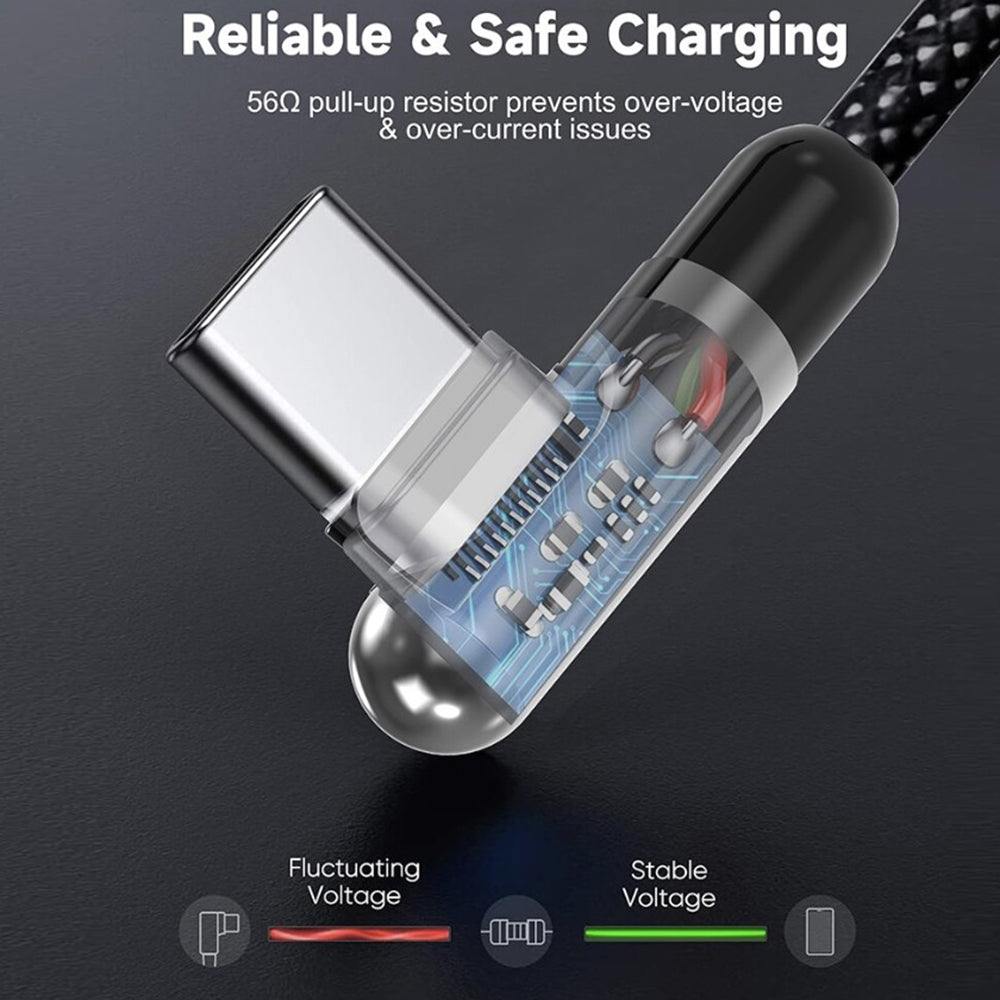Cable de Datos y Carga USB-C - Lightning Lito LD13CL, 30W, 1m, Negro