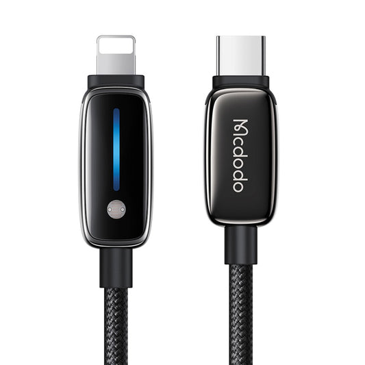 Cable de Datos y Carga USB-C - Lightning McDodo CA-0050, 36W, 1.2m, Negro