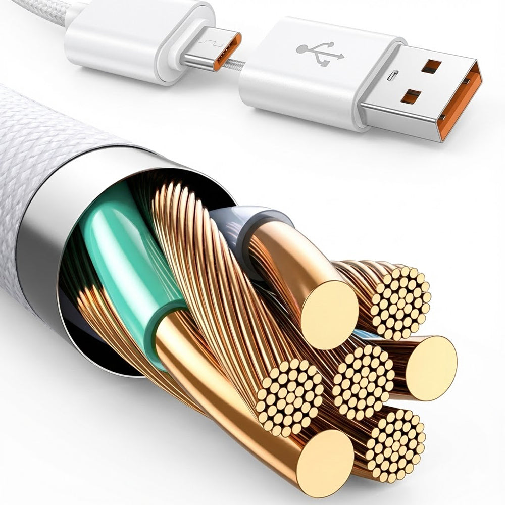 Cable de Datos y Carga USB-C / USB-A - USB-C / Lightning Lito LD21, 100W, 1m, Blanco