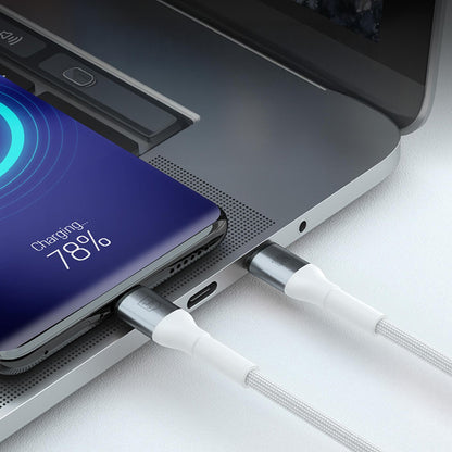 Cable de Datos y Carga USB-C - USB-C 3MK Hyper N, 100W, 2m, Blanco
