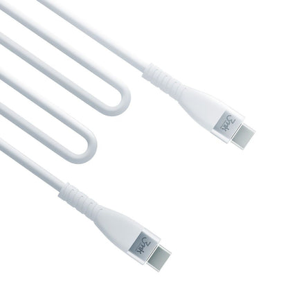 Cable de Datos y Carga USB-C - USB-C 3MK Hyper Silicone, 60W, 1m, Blanco