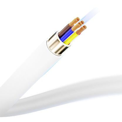 Cable de Datos y Carga USB-C - USB-C 3MK Hyper Silicone, 60W, 1m, Blanco