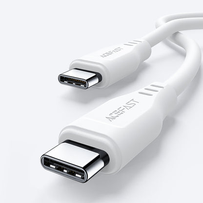 Cable de Datos y Carga USB-C - USB-C Acefast C3-03, 60W, 1.2m, Blanco