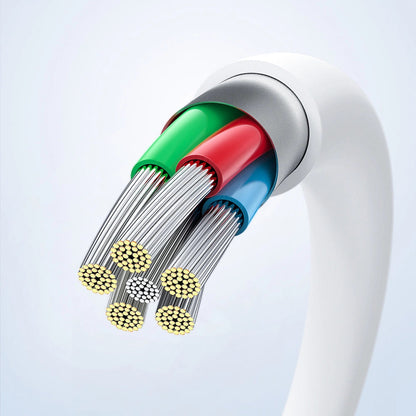 Cable de Datos y Carga USB-C - USB-C Acefast C3-03, 60W, 1.2m, Blanco