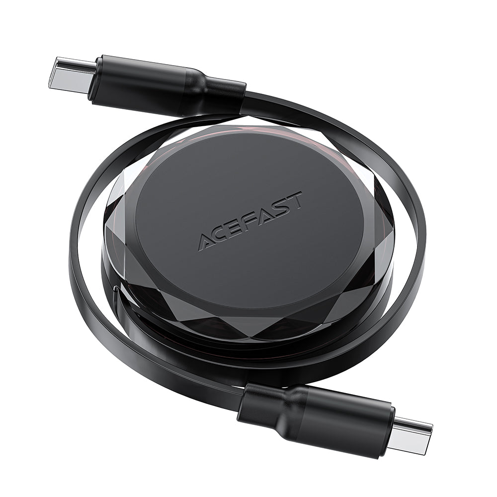 Cable de Datos y Carga USB-C - USB-C Acefast C13-03, 60W, 0.8m, Negro