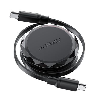 Cable de Datos y Carga USB-C - USB-C Acefast C13-03, 60W, 0.8m, Negro