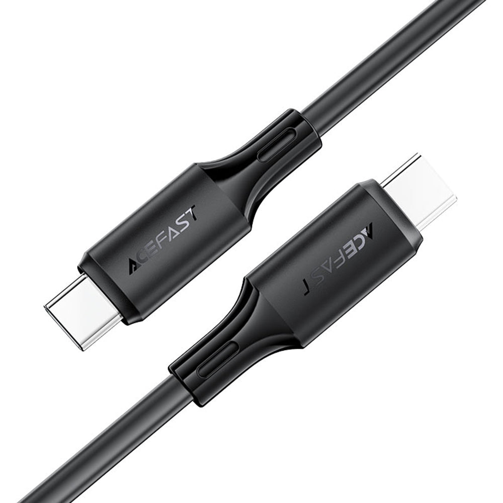 USB-C Data and Charging Cable - USB-C Acefast C17-03, 60W, 1.2m, Black