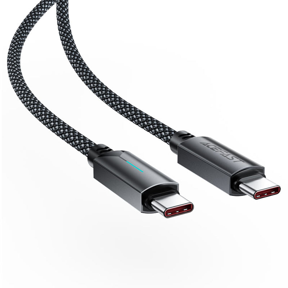 Cable de Datos y Carga USB-C - USB-C Acefast C19-03, 60W, 1.2m, Negro