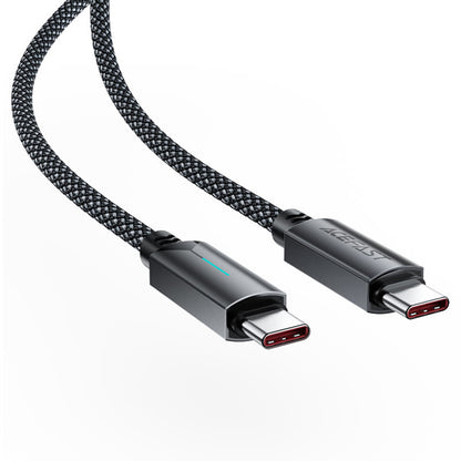 Cable de Datos y Carga USB-C - USB-C Acefast C19-03, 60W, 1.2m, Negro