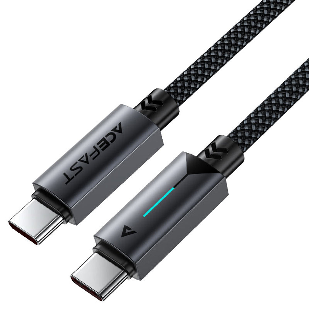 Cable de Datos y Carga USB-C - USB-C Acefast C19-03, 60W, 1.2m, Negro