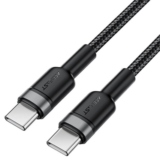 USB-C Data and Charging Cable - USB-C Acefast C22-03, 60W, 1.2m, Black