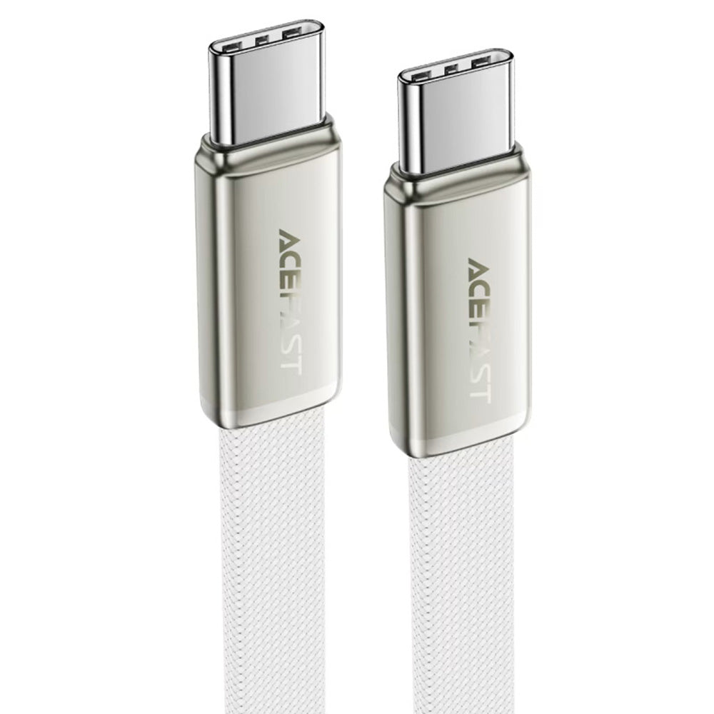 Cable de Datos y Carga USB-C - USB-C Acefast C24-03, 60W, 1.2m, Blanco
