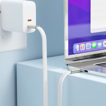 Cable de Datos y Carga USB-C - USB-C Acefast C24-03, 60W, 1.2m, Blanco