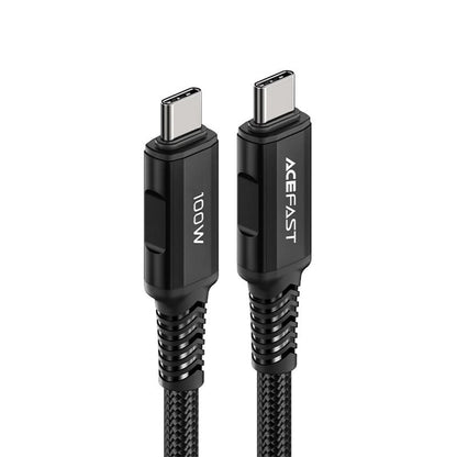 Cable de Datos y Carga USB-C - USB-C Acefast C4-03, 100W, 2m, Negro