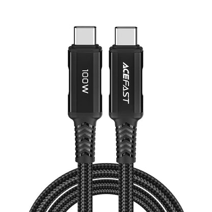 Cable de Datos y Carga USB-C - USB-C Acefast C4-03, 100W, 2m, Negro