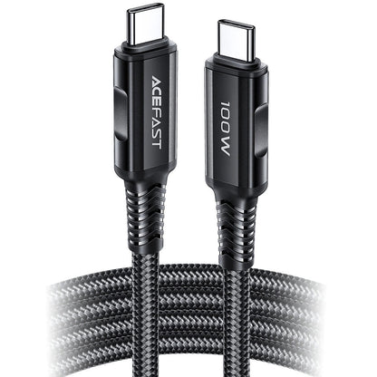 Cable de Datos y Carga USB-C - USB-C Acefast C4-03, 100W, 2m, Negro