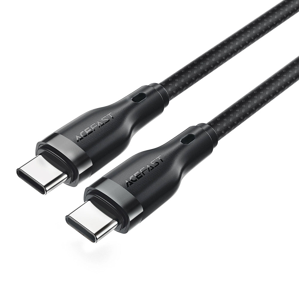 Cable de Datos y Carga USB-C - USB-C Acefast C8-03, 60W, 1.2m, Negro