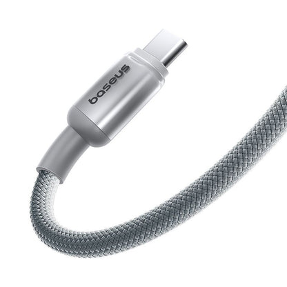 Cable de Datos y Carga USB-C - USB-C Baseus Discolor, 100W, 2m, Plateado E0420800
