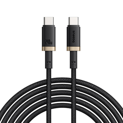 Cable de Datos y Carga USB-C - USB-C Baseus Dura, 240W, 1m, Dorado Negro P10377803U03-00