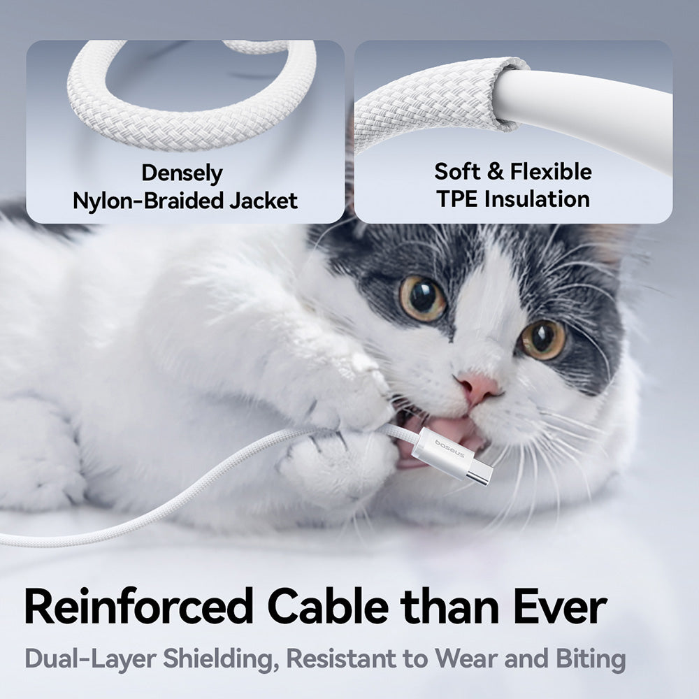 Cable de Datos y Carga USB-C - USB-C Baseus Dynamic 4, 100W, 1m, Negro P10381400111-00