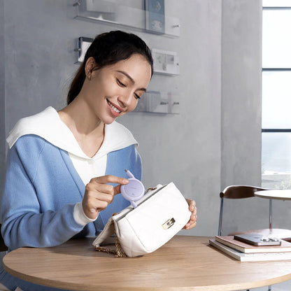 Cable de Datos y Carga USB-C - USB-C Baseus Free2Pull Mini Retráctil, 60W, 1m, Azul P10364500311-01