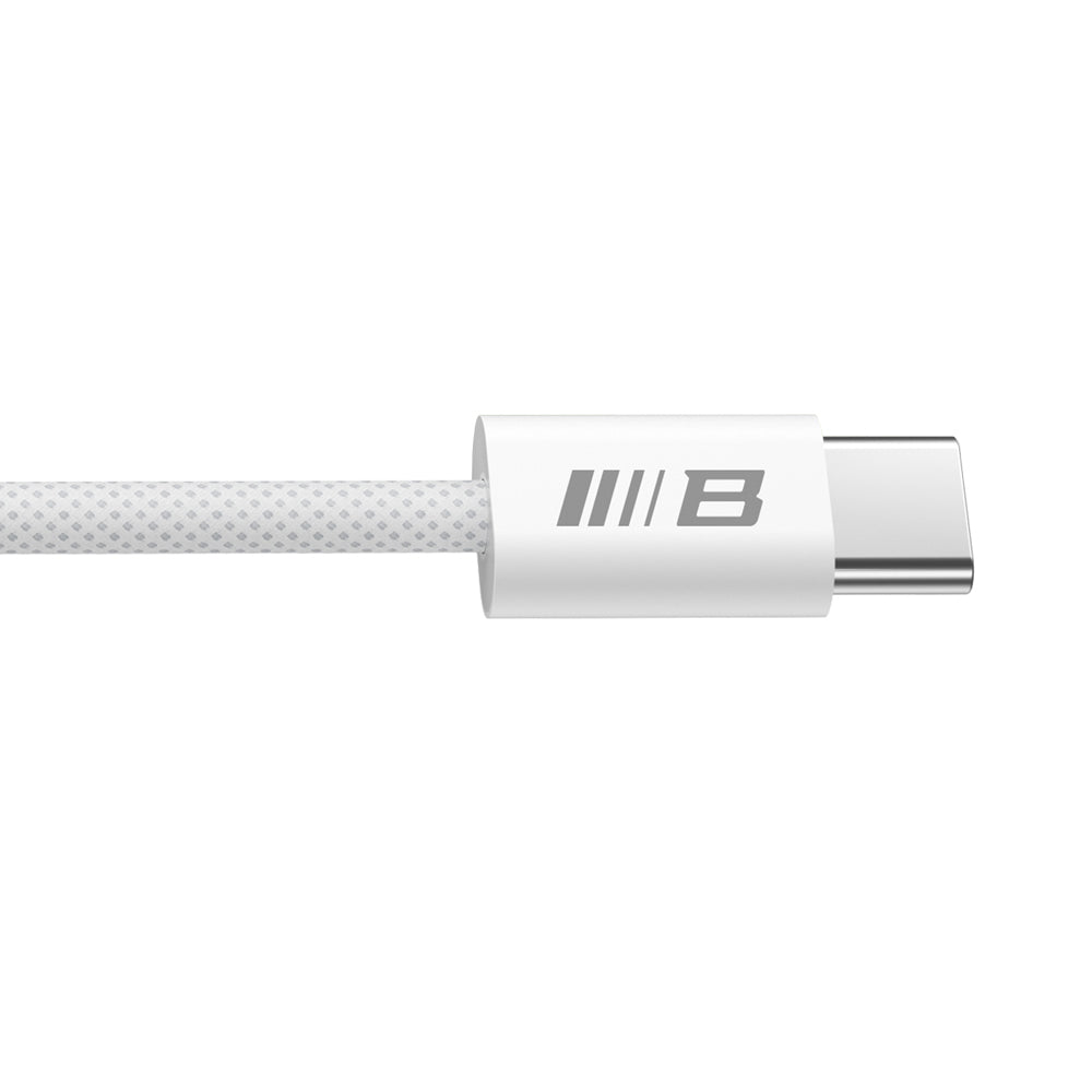 Cable de Datos y Carga USB-C - USB-C Blueo, 100W, 1.2m, Blanco