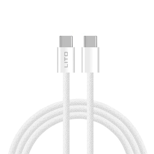 USB-C Data and Charging Cable - USB-C Lito LD04CC, 60W, 1m, White