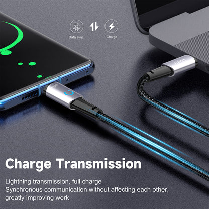 Cable de Datos y Carga USB-C - USB-C Lito LD10CC, 60W, 1m, Negro