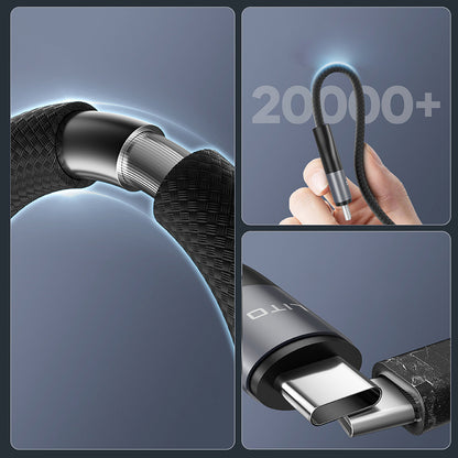 Cable de Datos y Carga USB-C - USB-C Lito LD25CC, 100W, 2m, Gris