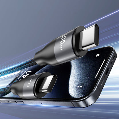 Cable de Datos y Carga USB-C - USB-C Lito LD25CC, 100W, 2m, Gris