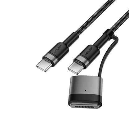 Cable de Carga Acefast, USB-C - USB-C / MagSafe 3, 240W, 1.2m, Negro