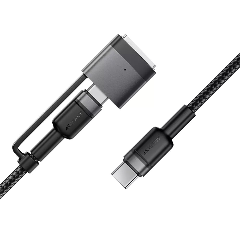 Cable de Carga Acefast, USB-C - USB-C / MagSafe 3, 240W, 1.2m, Negro