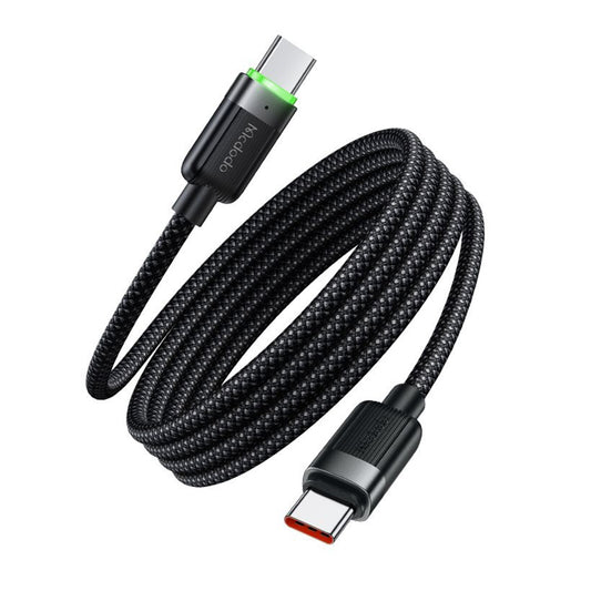 Cable de Datos y Carga USB-C - USB-C McDodo CA-2000 Autoenrollable, 60W, 1.2m, Negro
