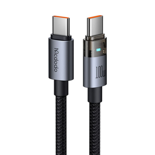 Cable de Datos y Carga USB-C - USB-C McDodo CA-5580, 100W, 1.2m, Negro