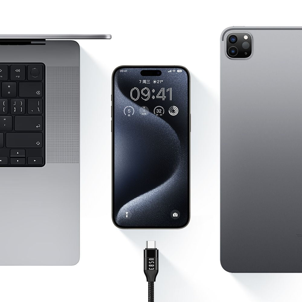 USB-C Data and Charging Cable - USB-C McDodo CA-7132, 100W, 1.2m, Black