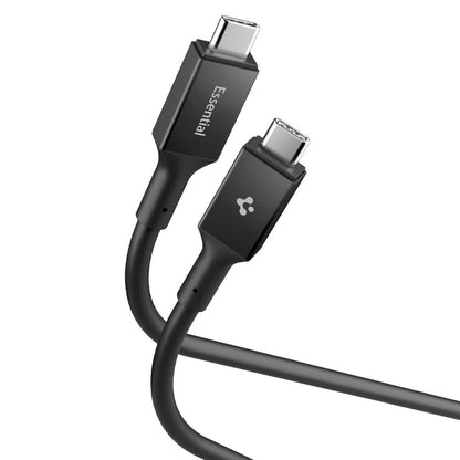 Cable de Datos y Carga USB-C - USB-C Spigen EB10020CC, 100W, 2m, Negro ACA09460