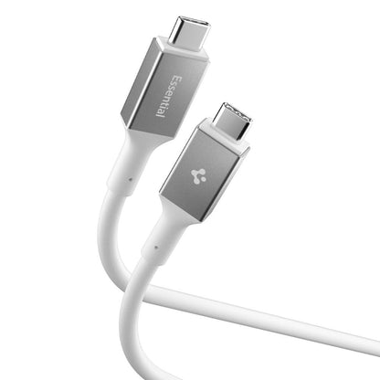 Cable de Datos y Carga USB-C - USB-C Spigen EB24012CC, 240W, 1.2m, Blanco