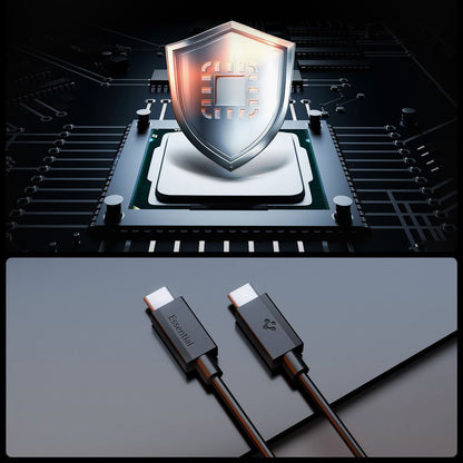 Cable de Datos y Carga USB-C - USB-C Spigen Essential, 60W, 1m, Negro