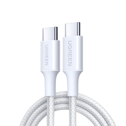 Cable de Datos y Carga USB-C - USB-C UGREEN L501, 60W, 1m, Blanco
