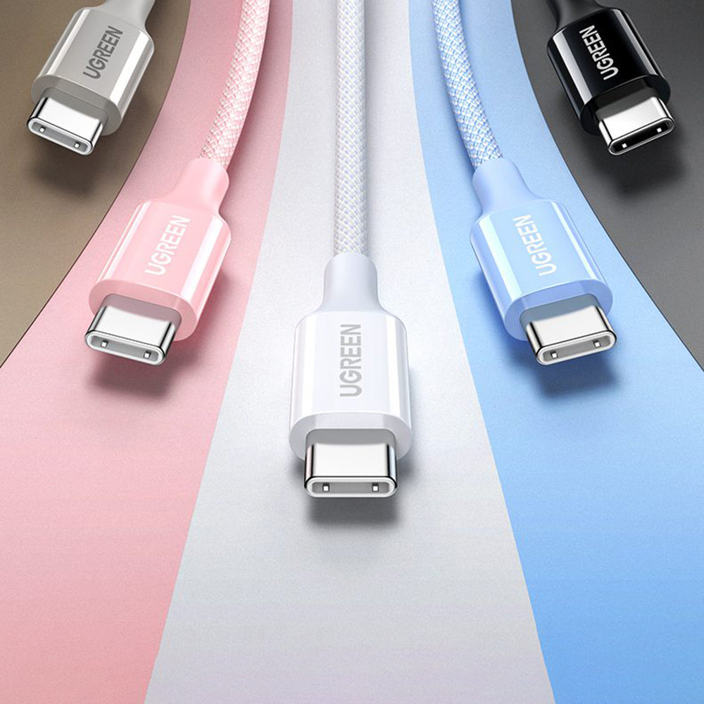 Cable de Datos y Carga USB-C - USB-C UGREEN L501, 60W, 2m, Gris