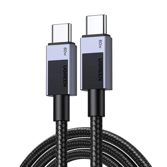 Cable de Datos y Carga USB-C - USB-C UGREEN L524, 60W, 1m, Gris