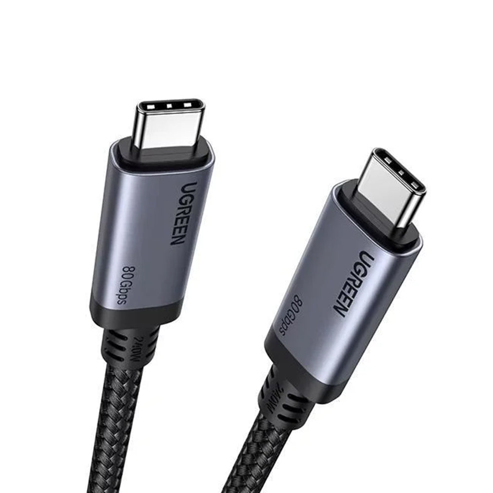 Cable de Datos y Carga USB-C - USB-C UGREEN L706 (65383), 240W, 1m, Negro