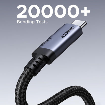 Cable de Datos y Carga USB-C - USB-C UGREEN L706 (65383), 240W, 1m, Negro