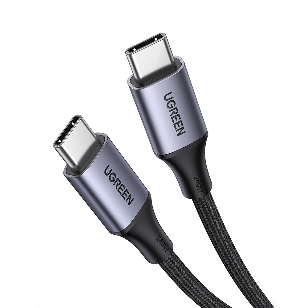 Cable de Datos y Carga USB-C - USB-C UGREEN US535, 240W, 1m, Gris