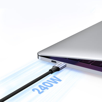 Cable de Datos y Carga USB-C - USB-C UGREEN US535, 240W, 1m, Gris